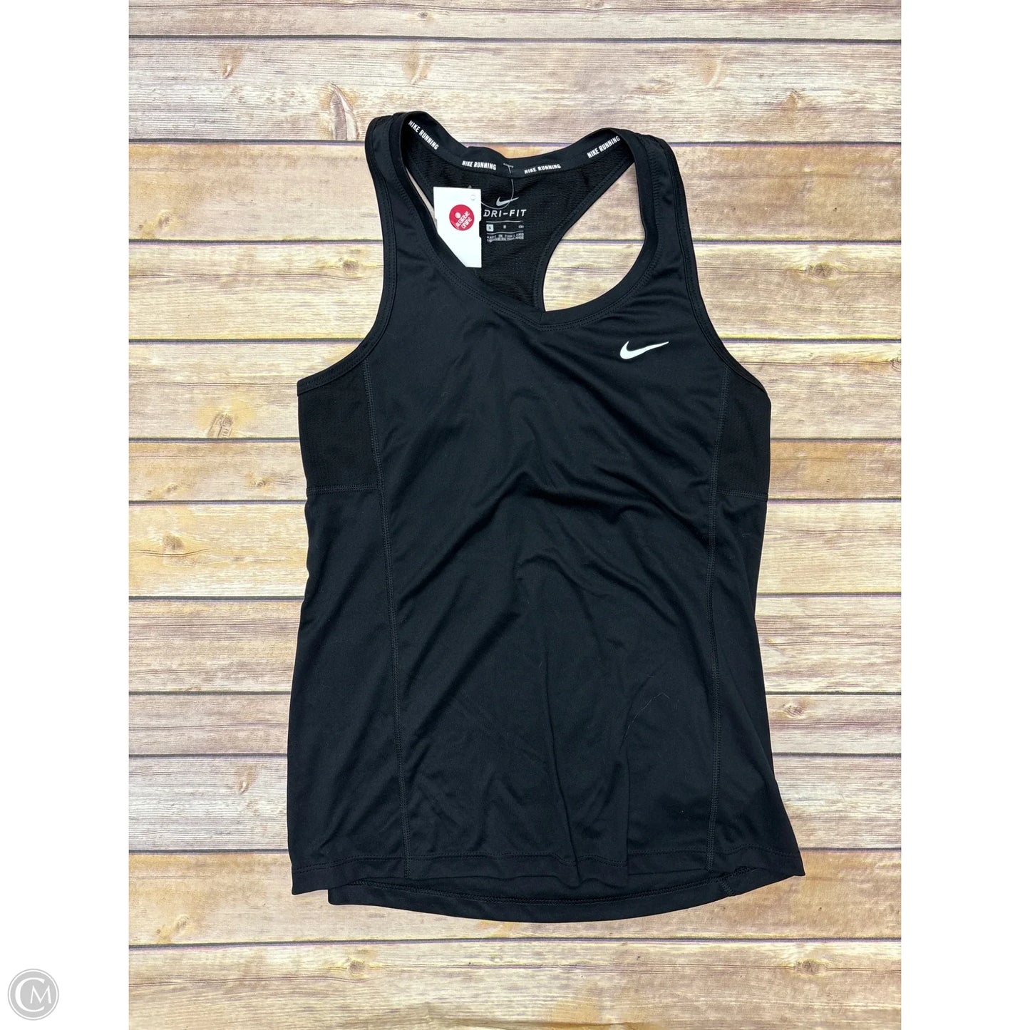 Athletic Tank Top By Nike In Black, Size: S