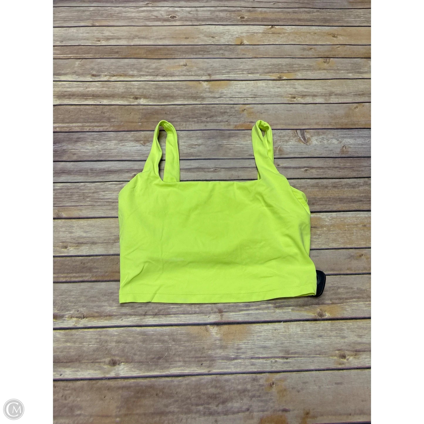 Athletic Bra By Crz Yoga In Yellow, Size: M