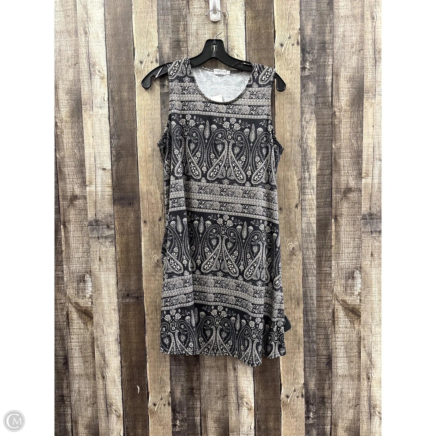 Dress Casual Short By Cme In Paisley Print, Size: M
