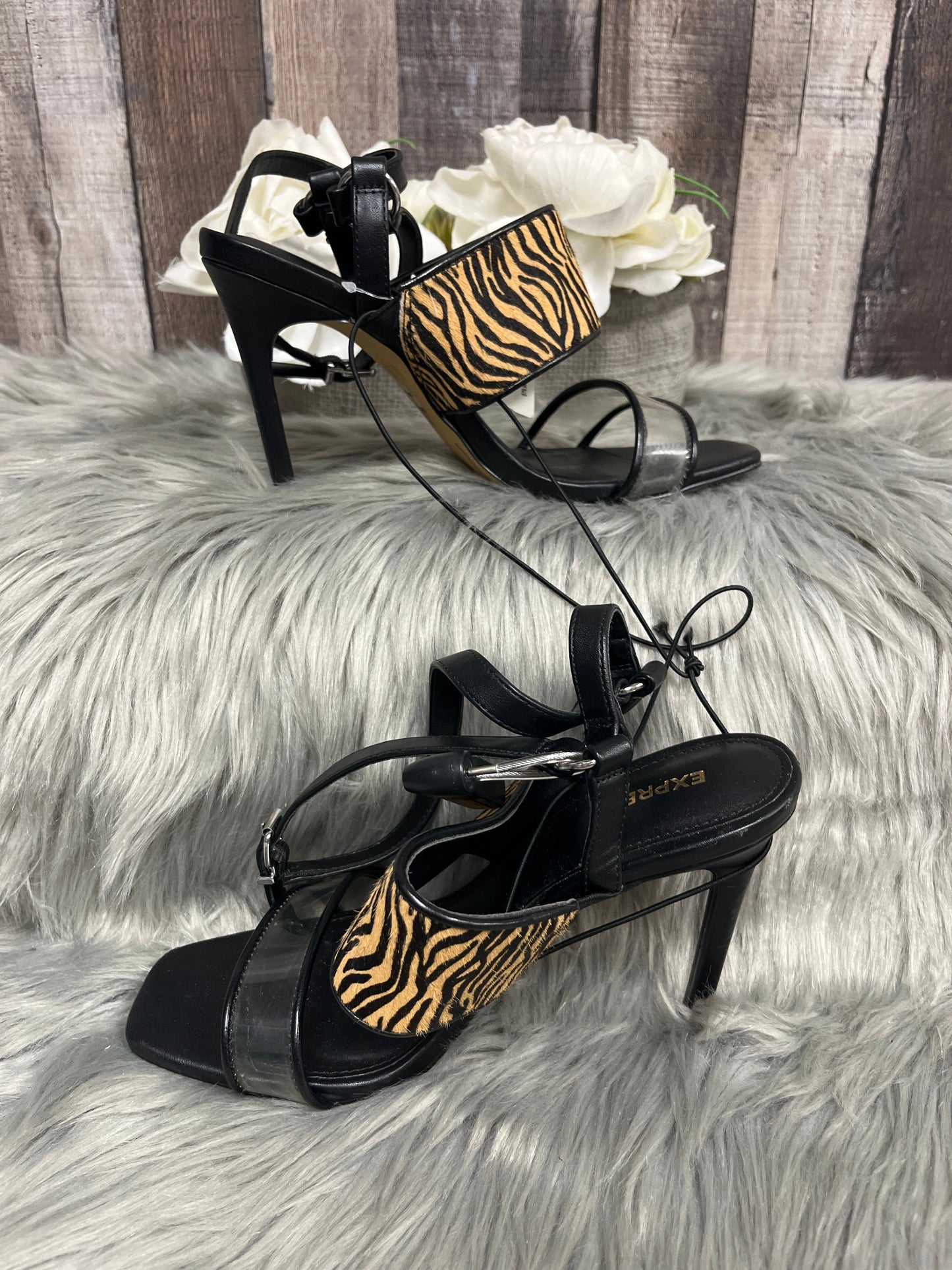 Sandals Heels Stiletto By Express Size: 8