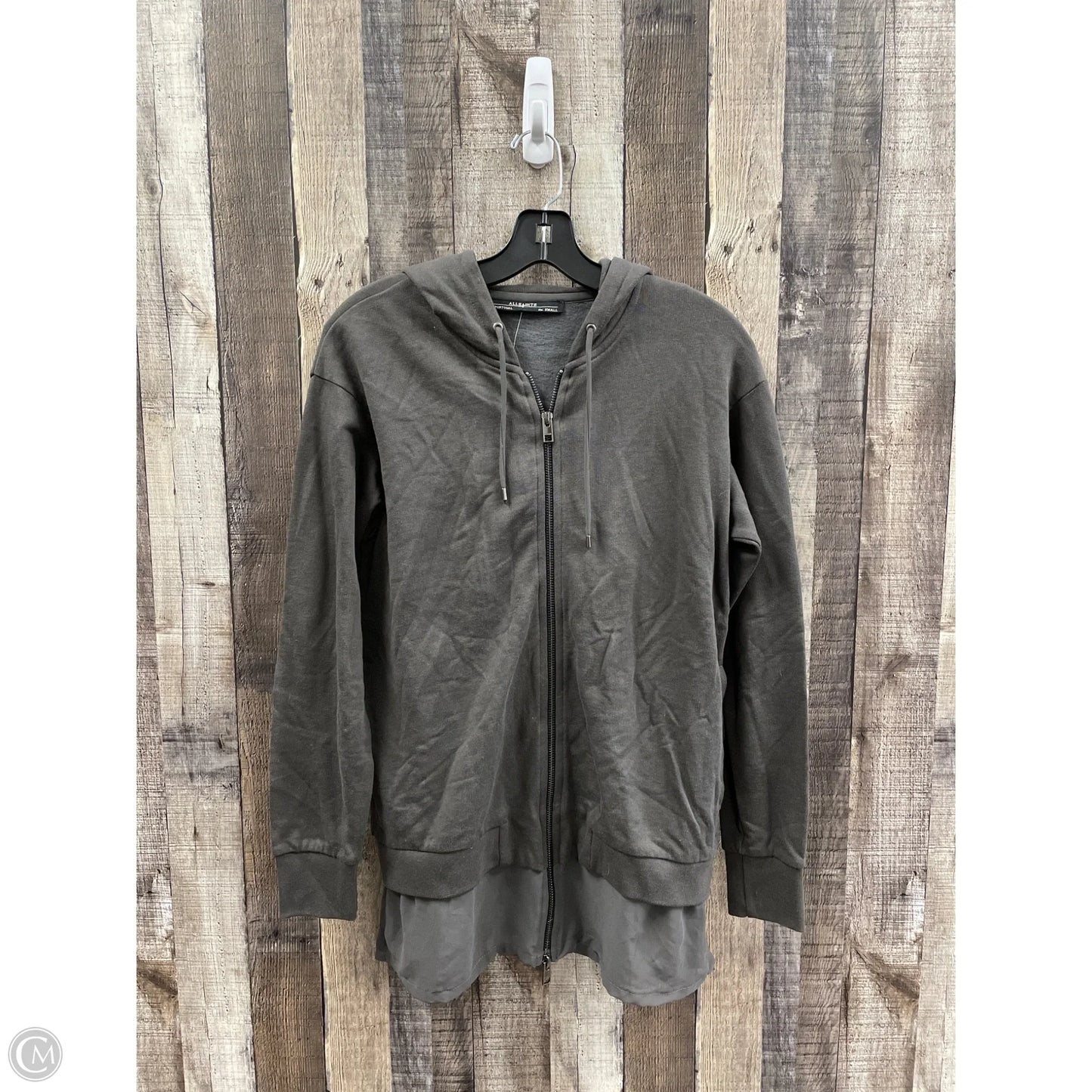 Sweatshirt Designer By All Saints In Grey, Size: S