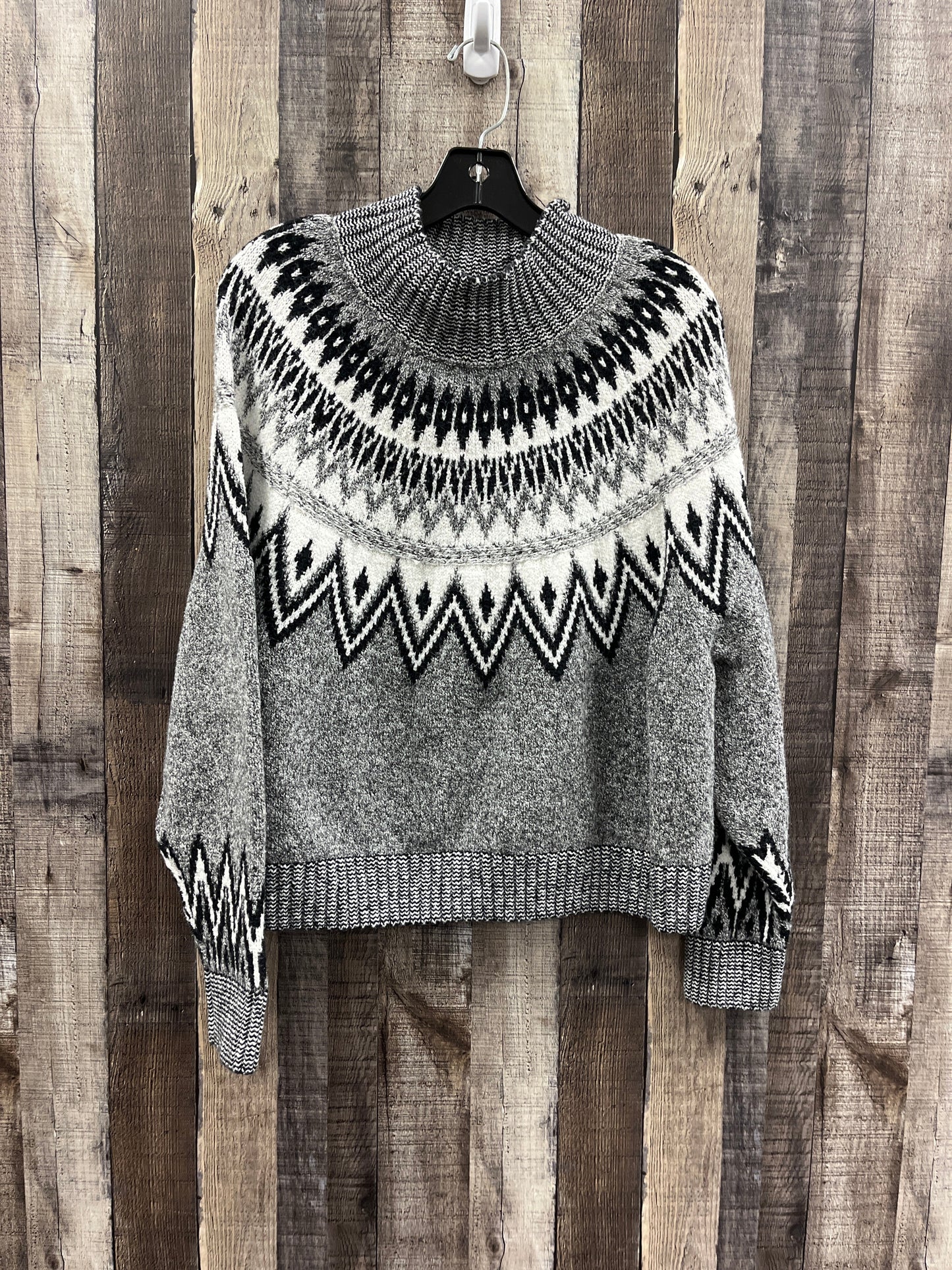 Sweater By Old Navy In Black & White, Size: L