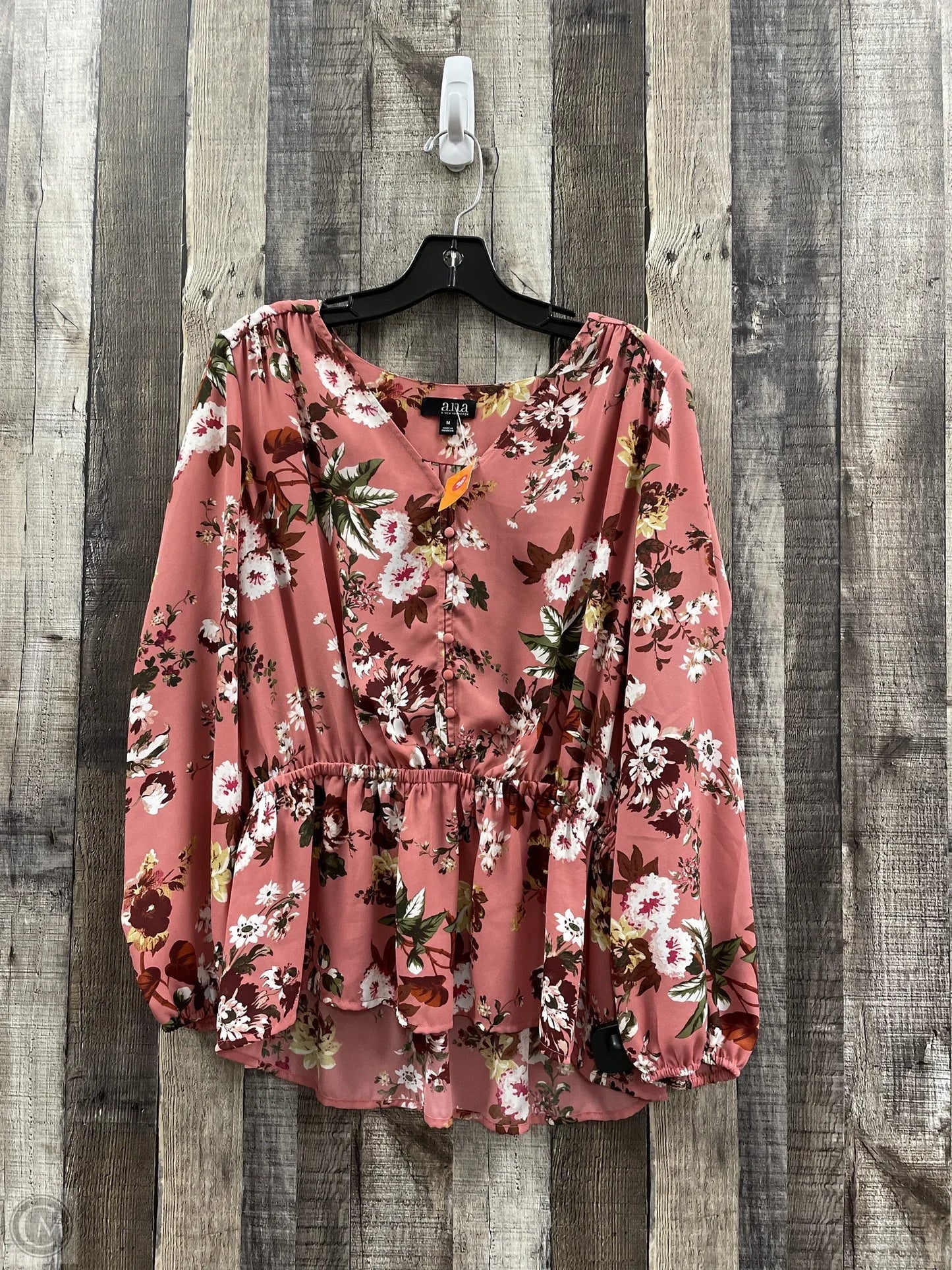 Top Long Sleeve By Ana Size: M