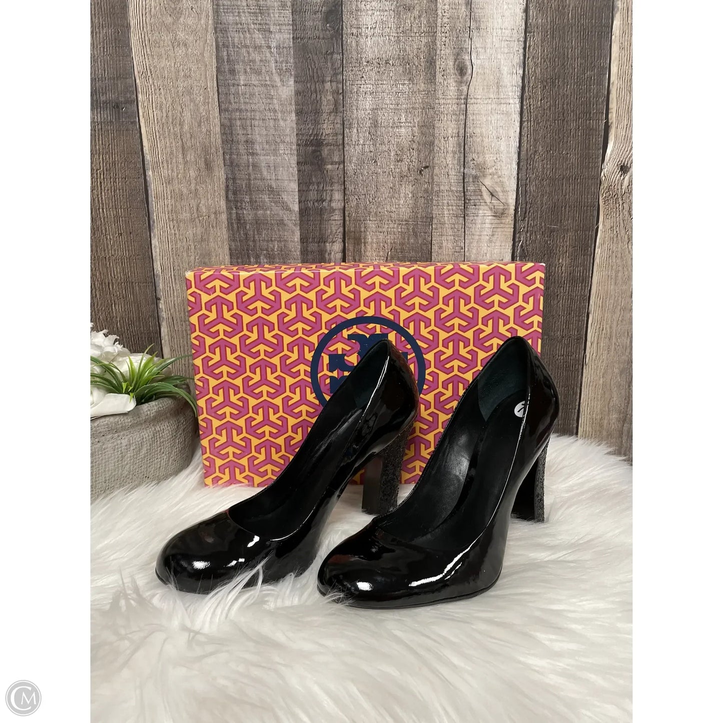 Shoes Designer By Tory Burch In Black, Size: 7.5