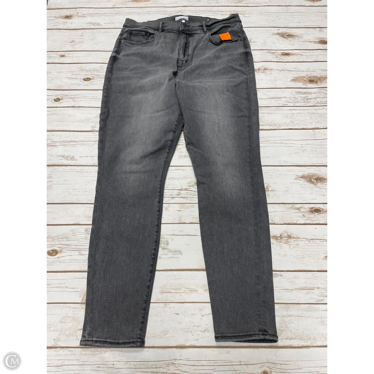 Jeans Jeggings By Loft In Grey Denim, Size: 14