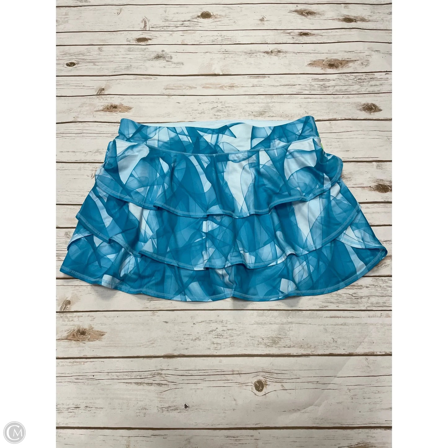 Athletic Skort By Ideology In Blue & White, Size: 1x