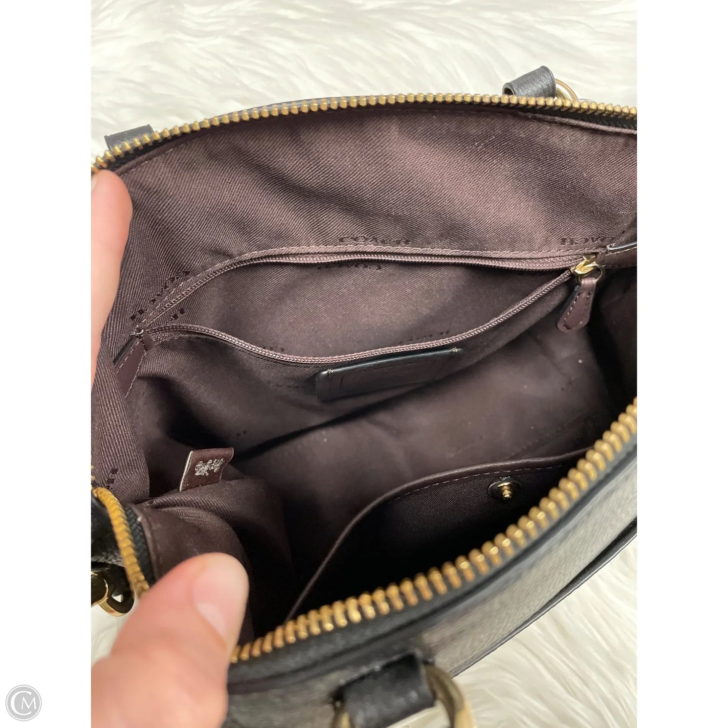 Handbag Designer By Coach, Size: Medium