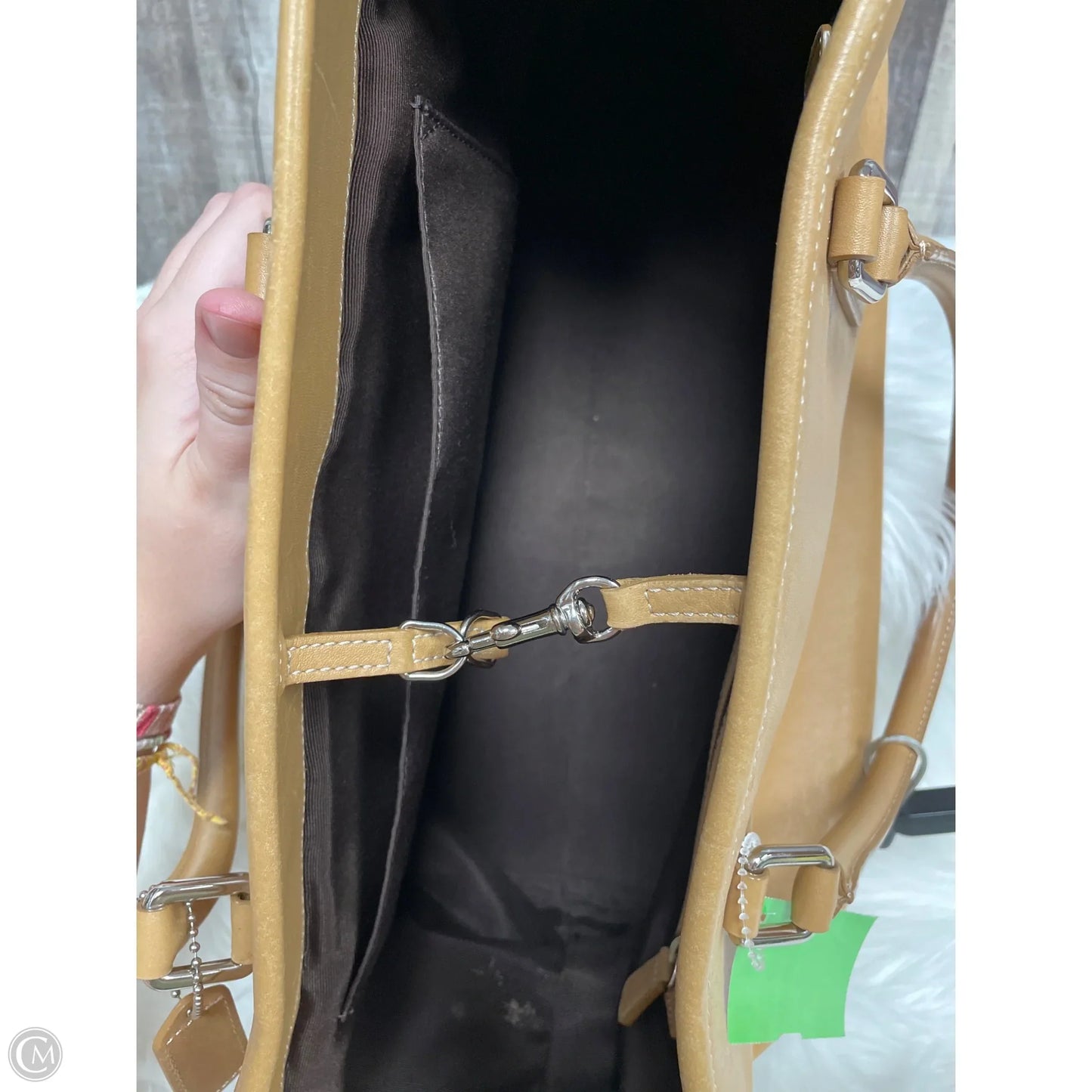 Tote Designer By Coach, Size: Large