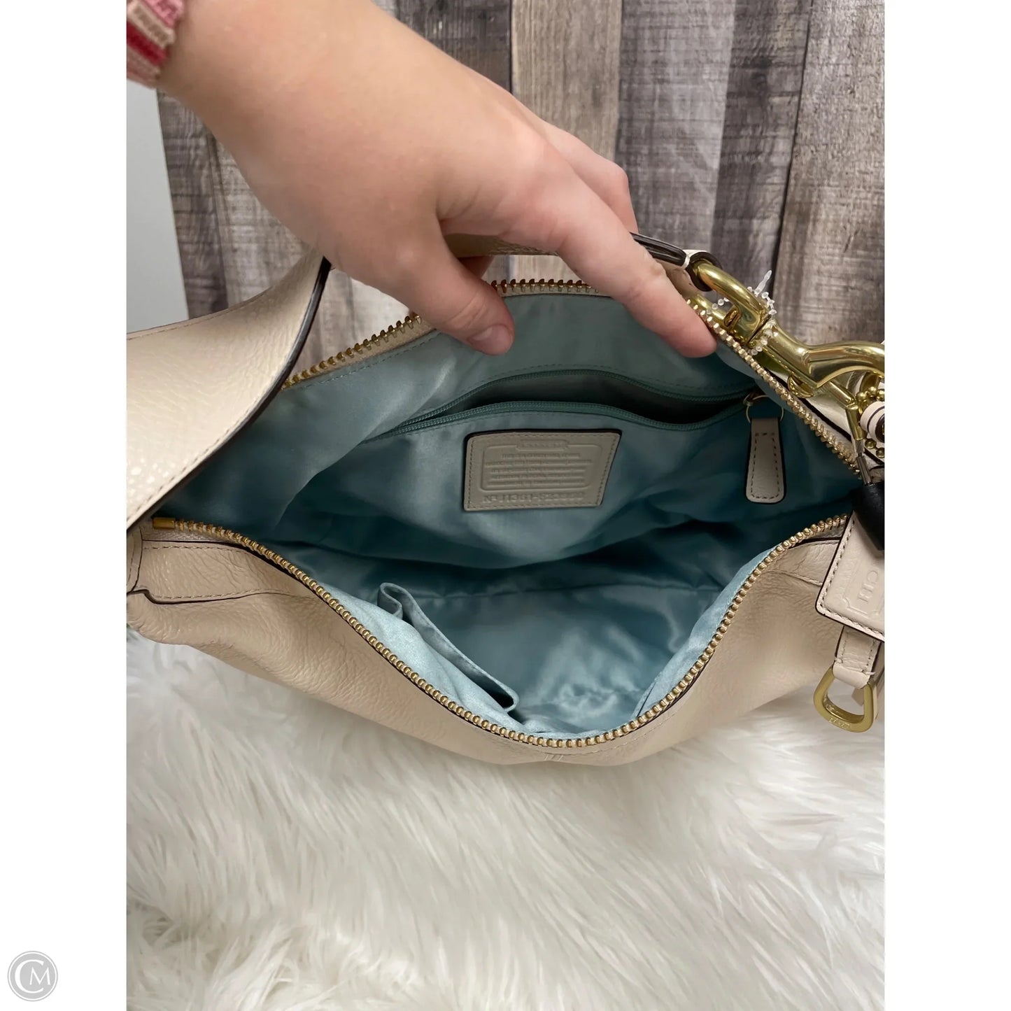 Handbag Designer By Coach, Size: Large