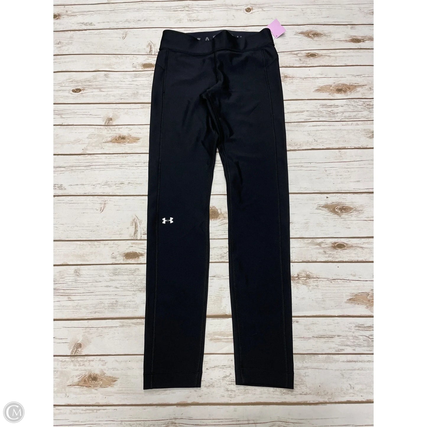 Athletic Leggings By Under Armour In Black, Size: M