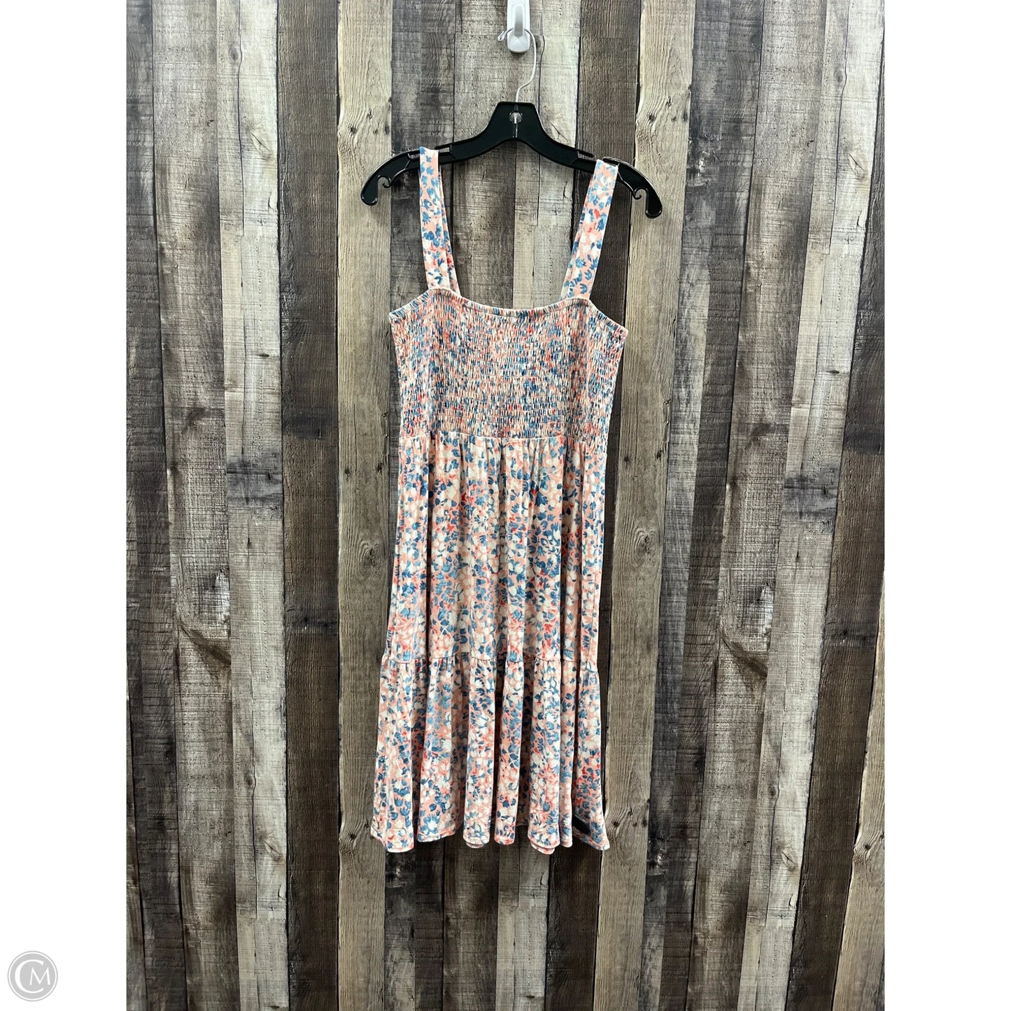 Dress Casual Midi By Loft In Multi-colored, Size: S