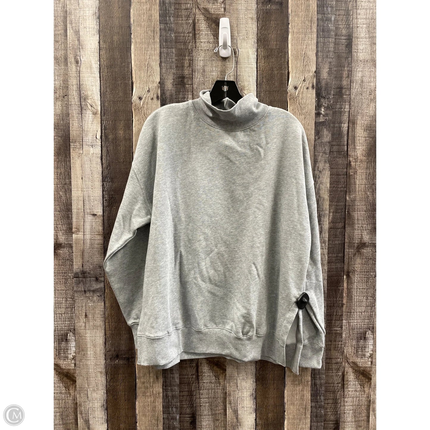 Sweatshirt Collar By Old Navy In Grey, Size: S