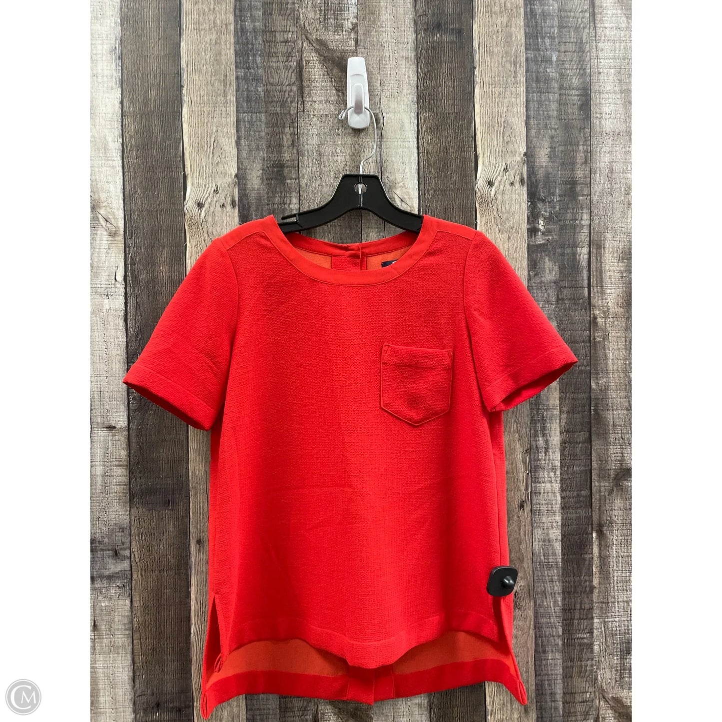 Top Short Sleeve By Madewell In Red, Size: Xs