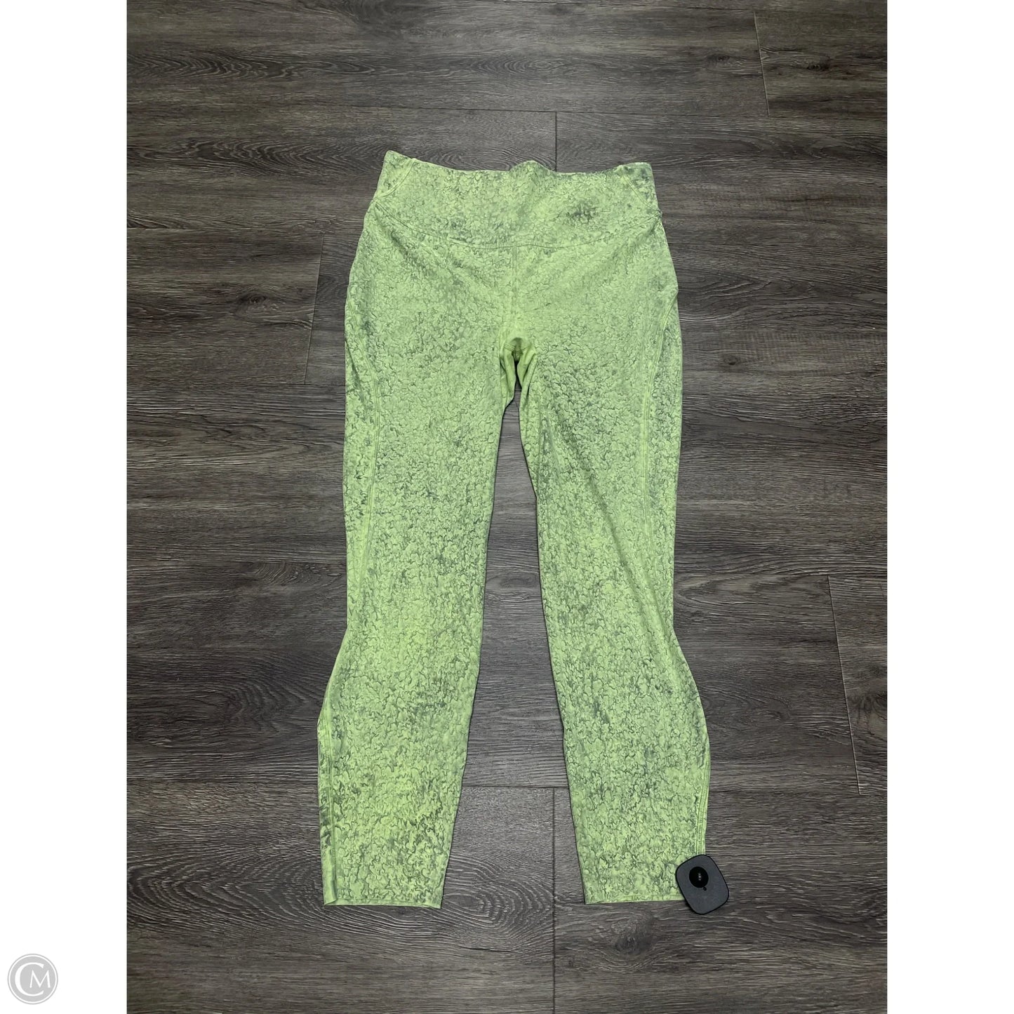 Athletic Leggings By Lululemon In Green, Size: 10