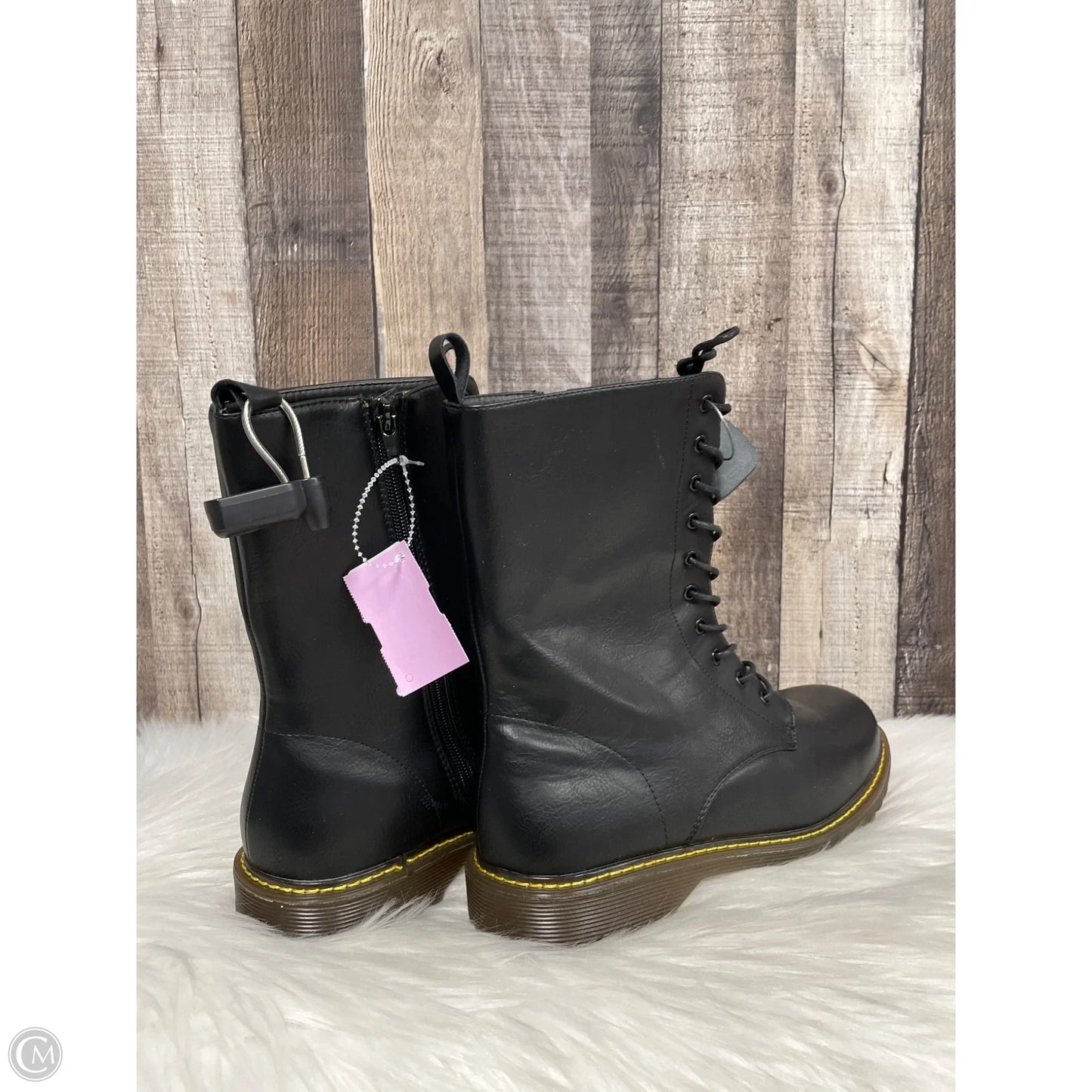 Boots Combat By Cme In Black, Size: 11