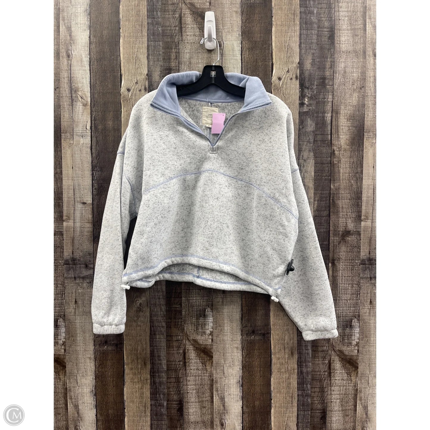 Jacket Fleece By Thread And Supply In Blue, Size: S