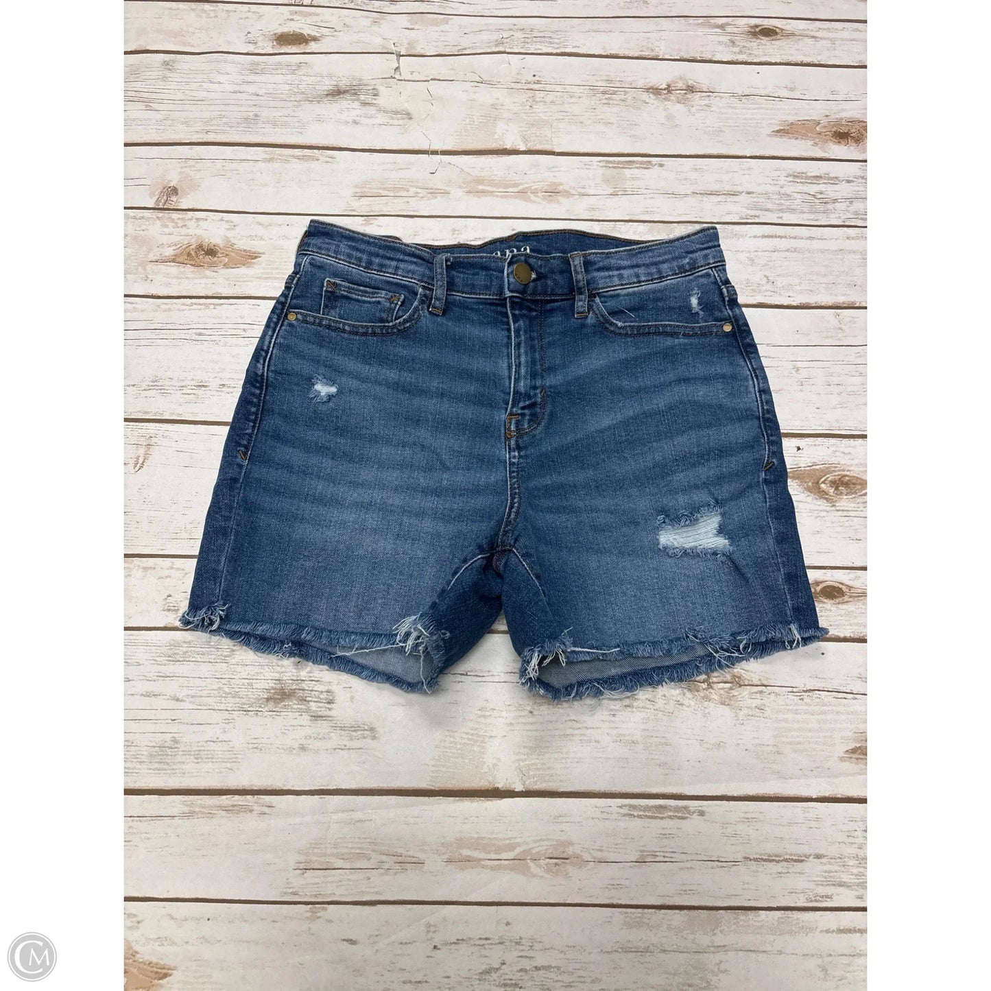 Shorts By Ana In Blue Denim, Size: 4
