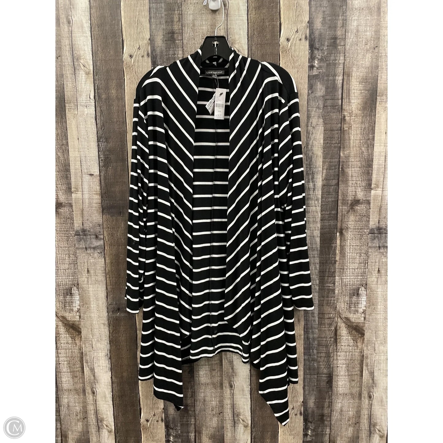 Cardigan By Lane Bryant In Striped Pattern, Size: 1x