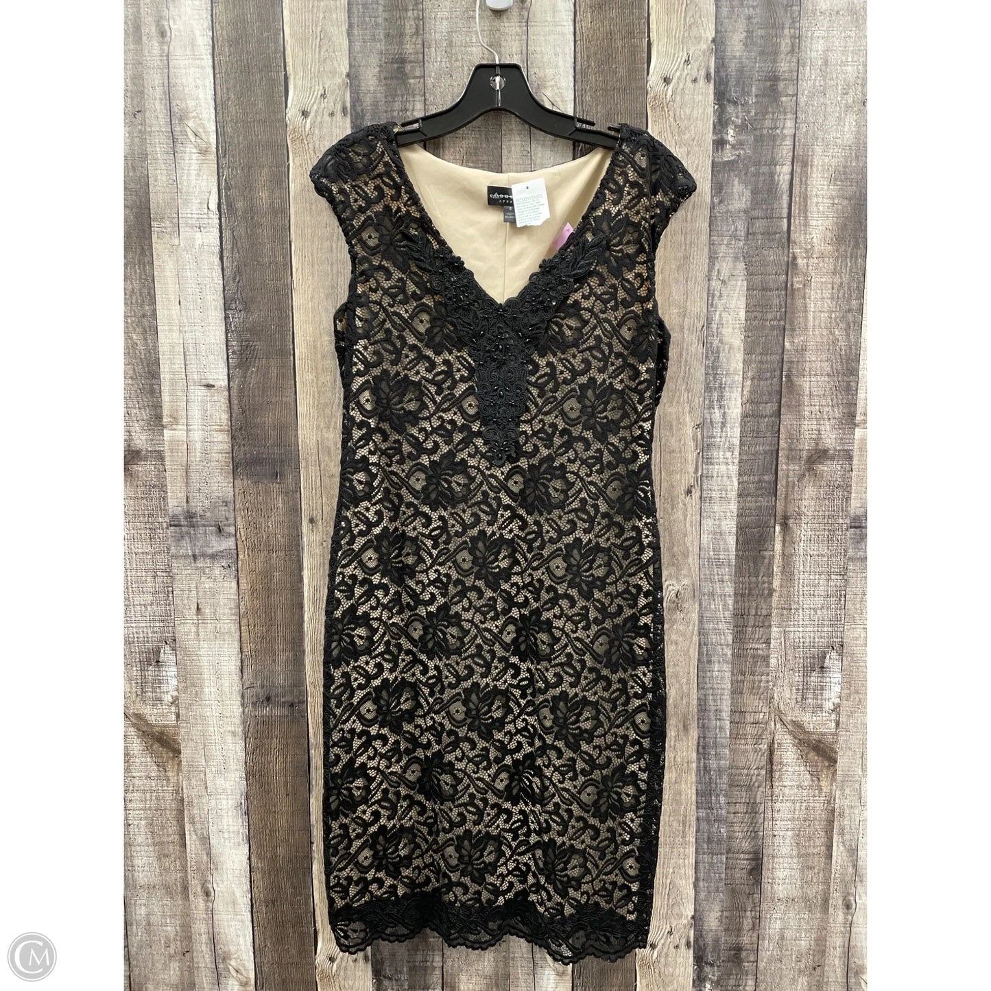 Dress Party Midi By Connected Apparel In Black, Size: S