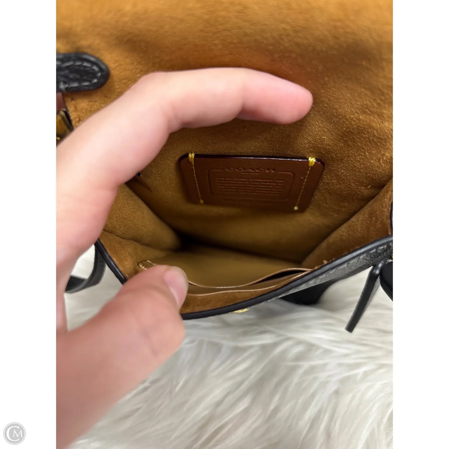 Crossbody Designer By Coach, Size: Small