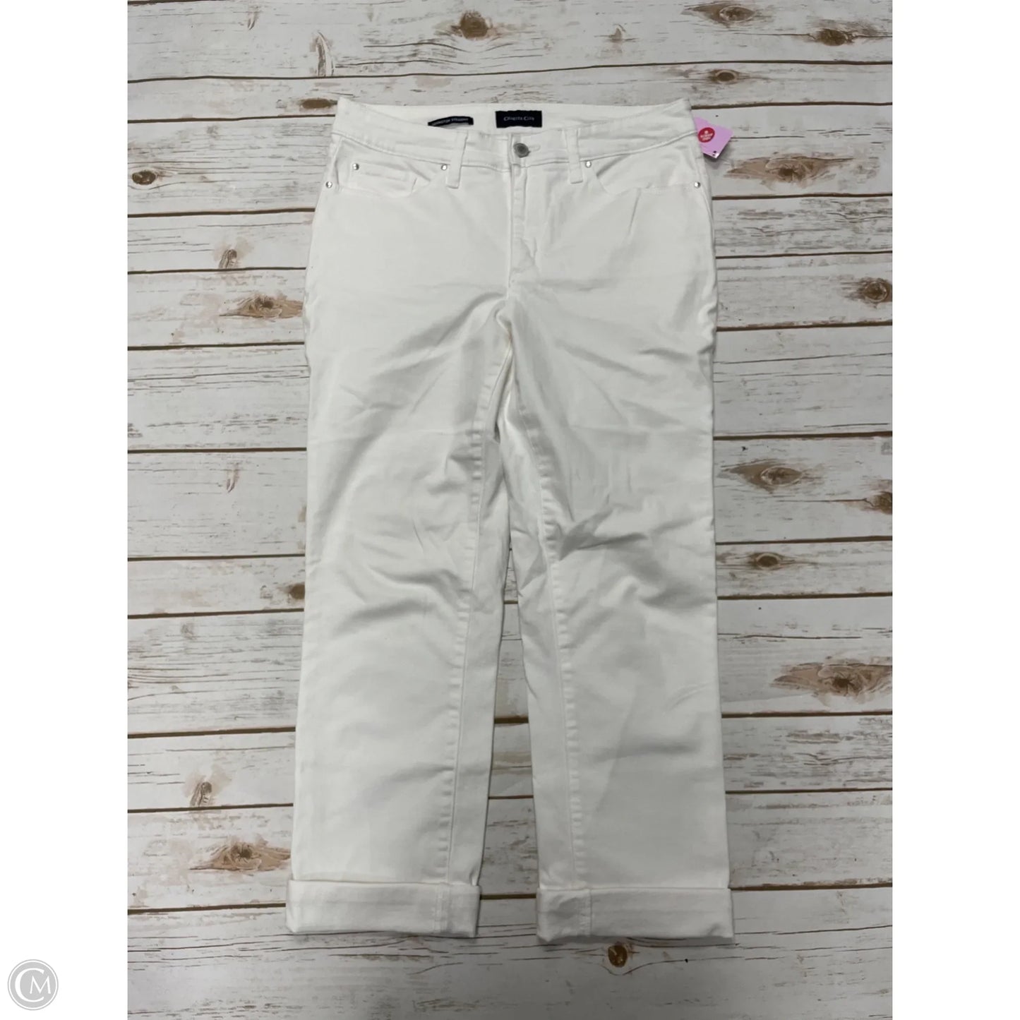Jeans Cropped By Charter Club In White, Size: 8