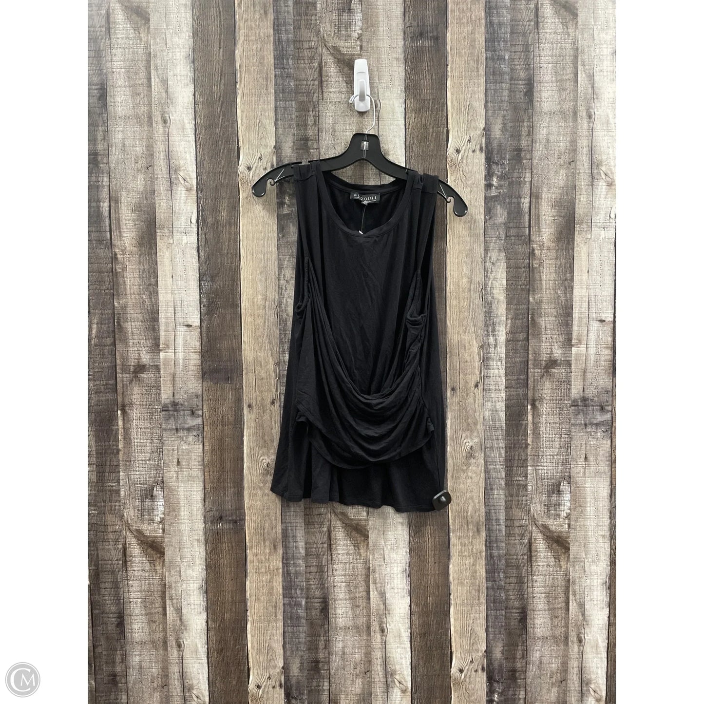 Top Sleeveless By Eloquii In Black, Size: 1x