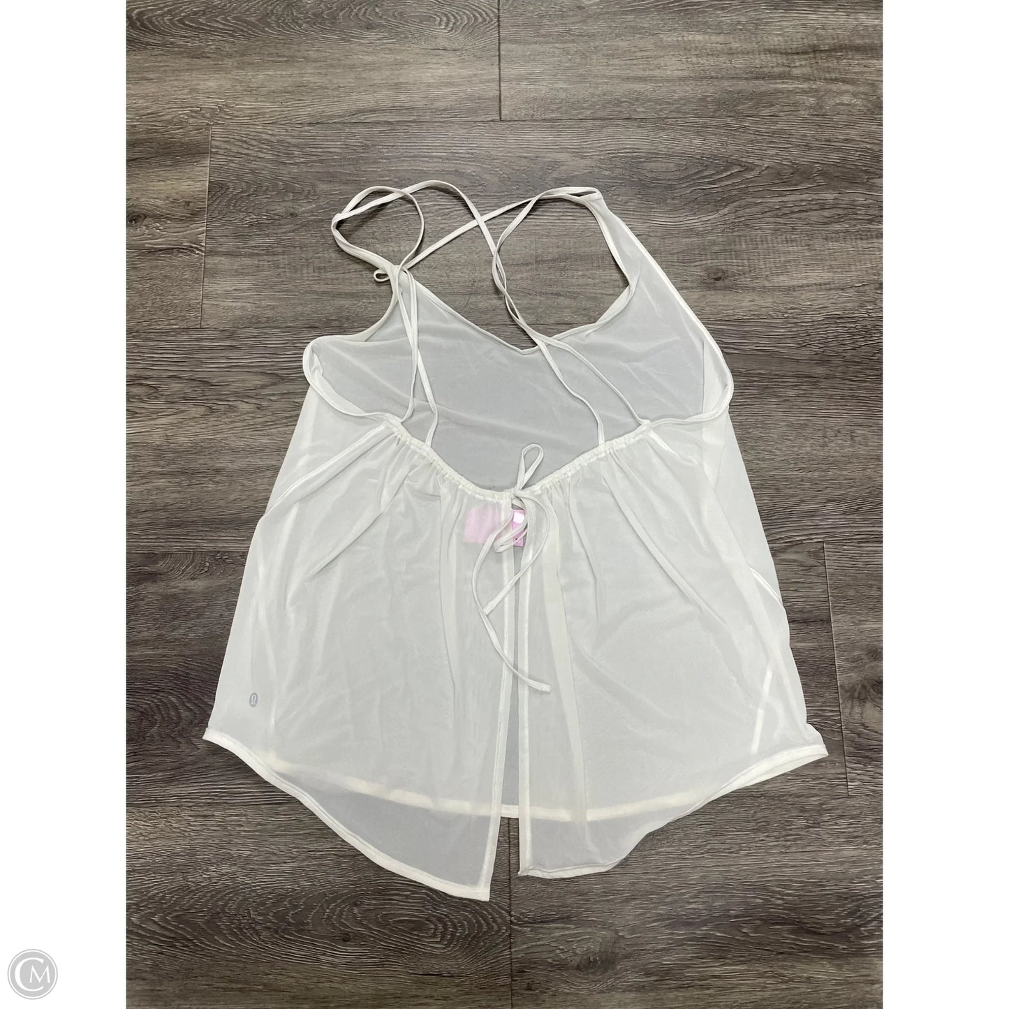 Athletic Tank Top By Lululemon In Ivory, Size: M