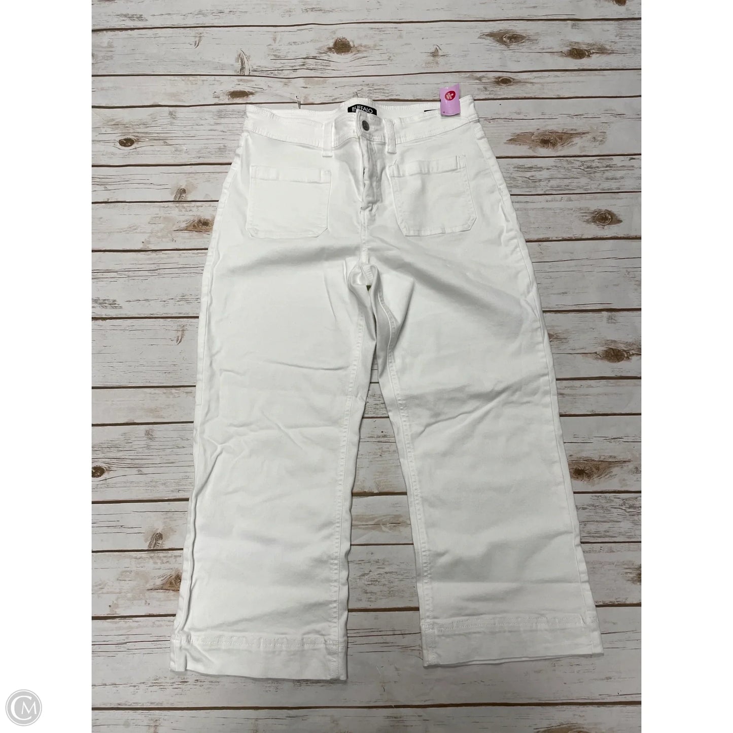 Jeans Straight By Buffalo David Bitton In White, Size: 12