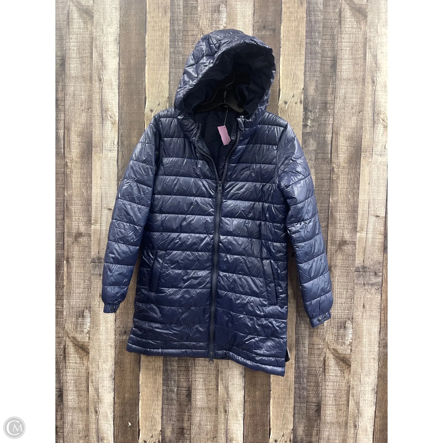 Jacket Puffer & Quilted By Cme In Blue, Size: Xs