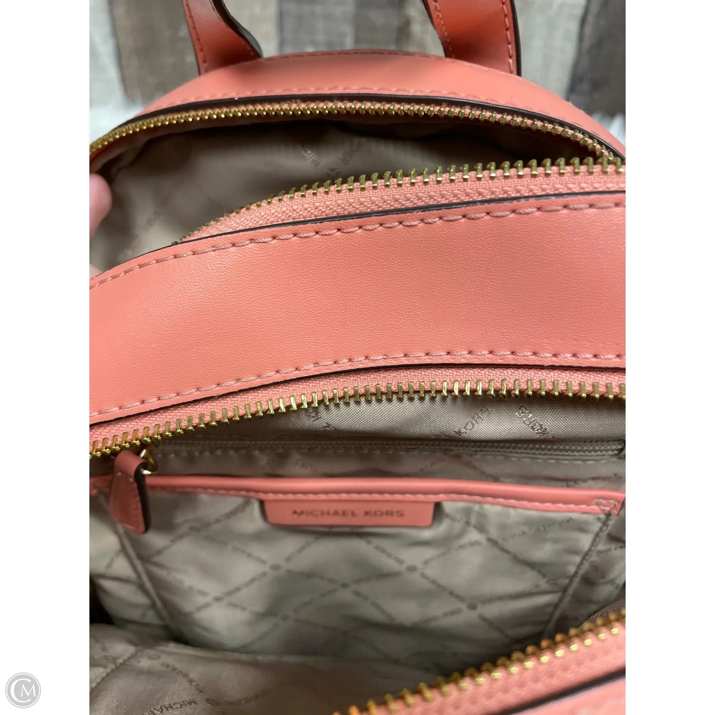 Backpack Designer By Michael Kors, Size: Medium