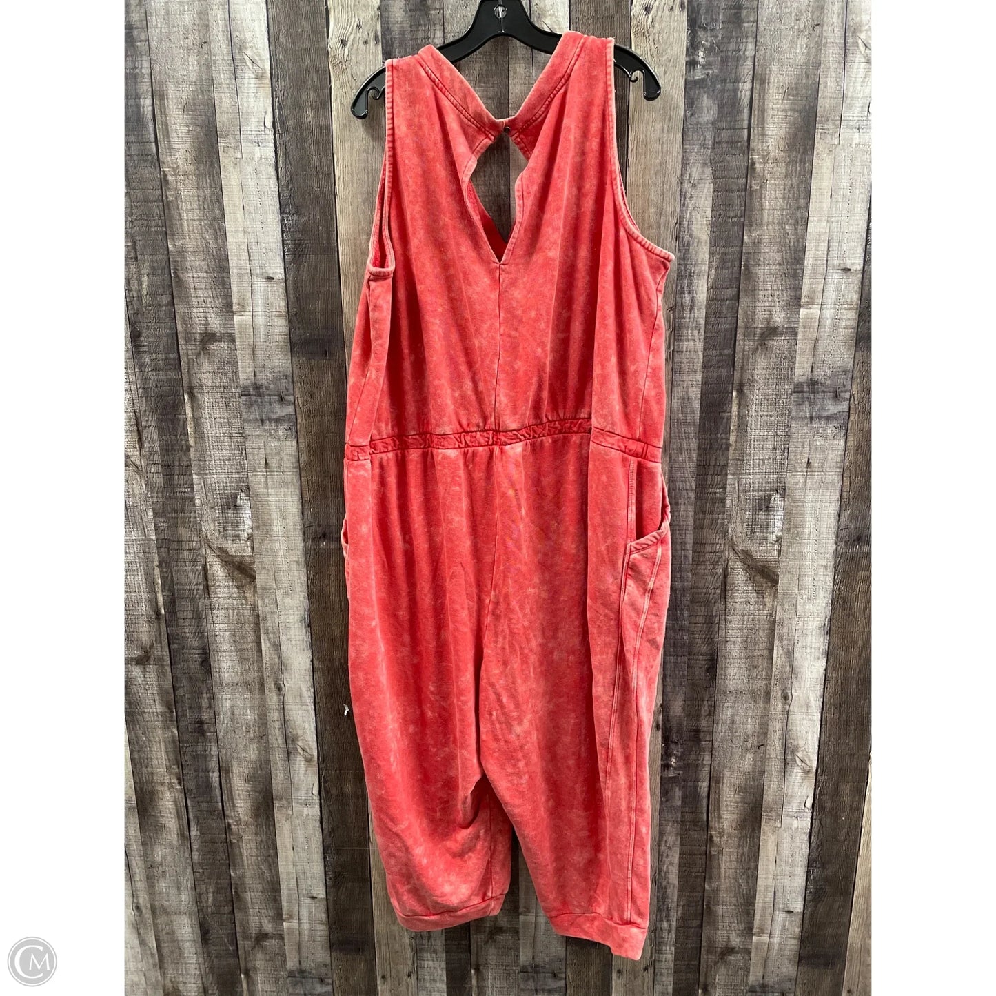 Jumpsuit By Cme In Red, Size: 4x
