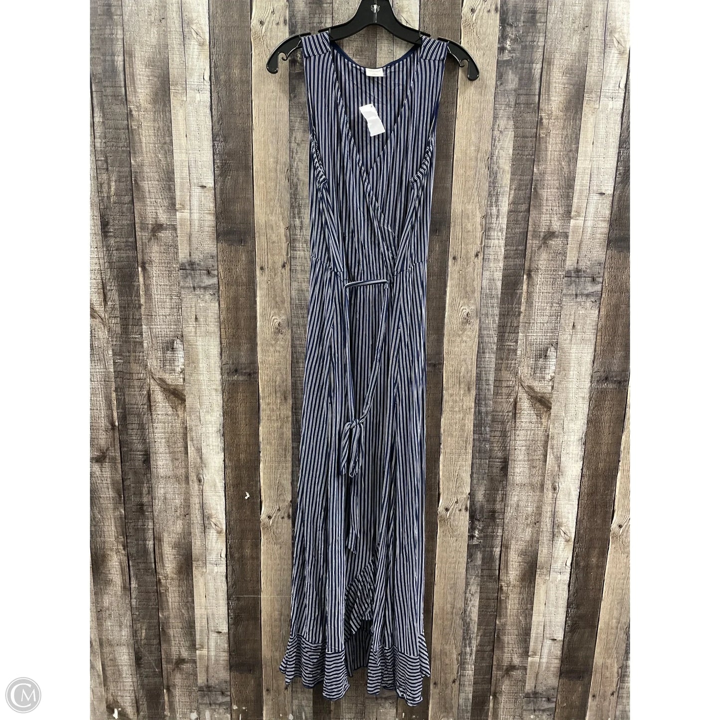 Dress Casual Maxi By Soma In Striped Pattern, Size: L