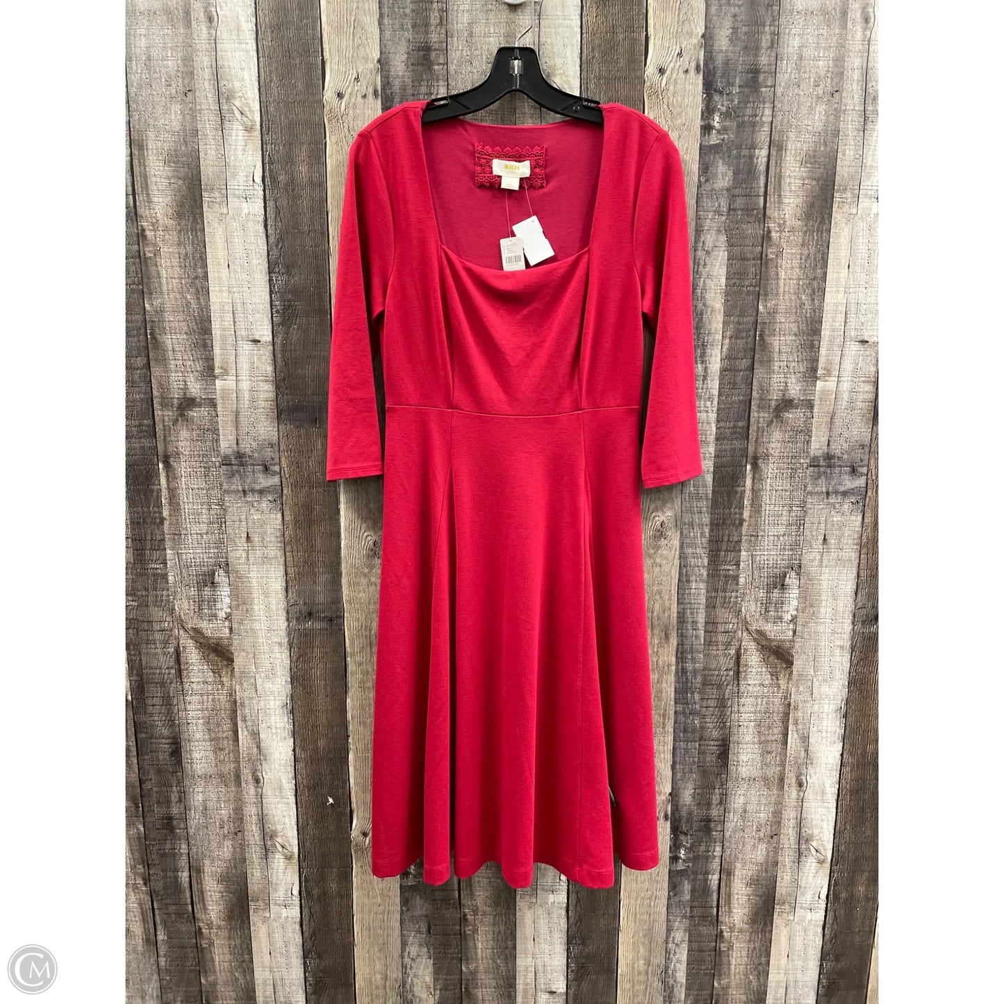 Dress Casual Midi By Maeve In Red, Size: S