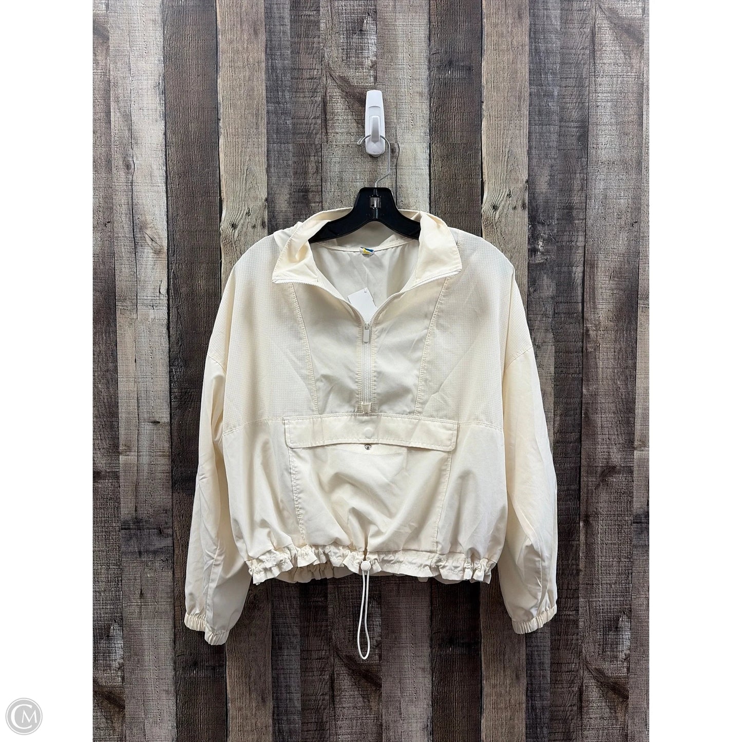 Top Long Sleeve By Old Navy In Beige, Size: M