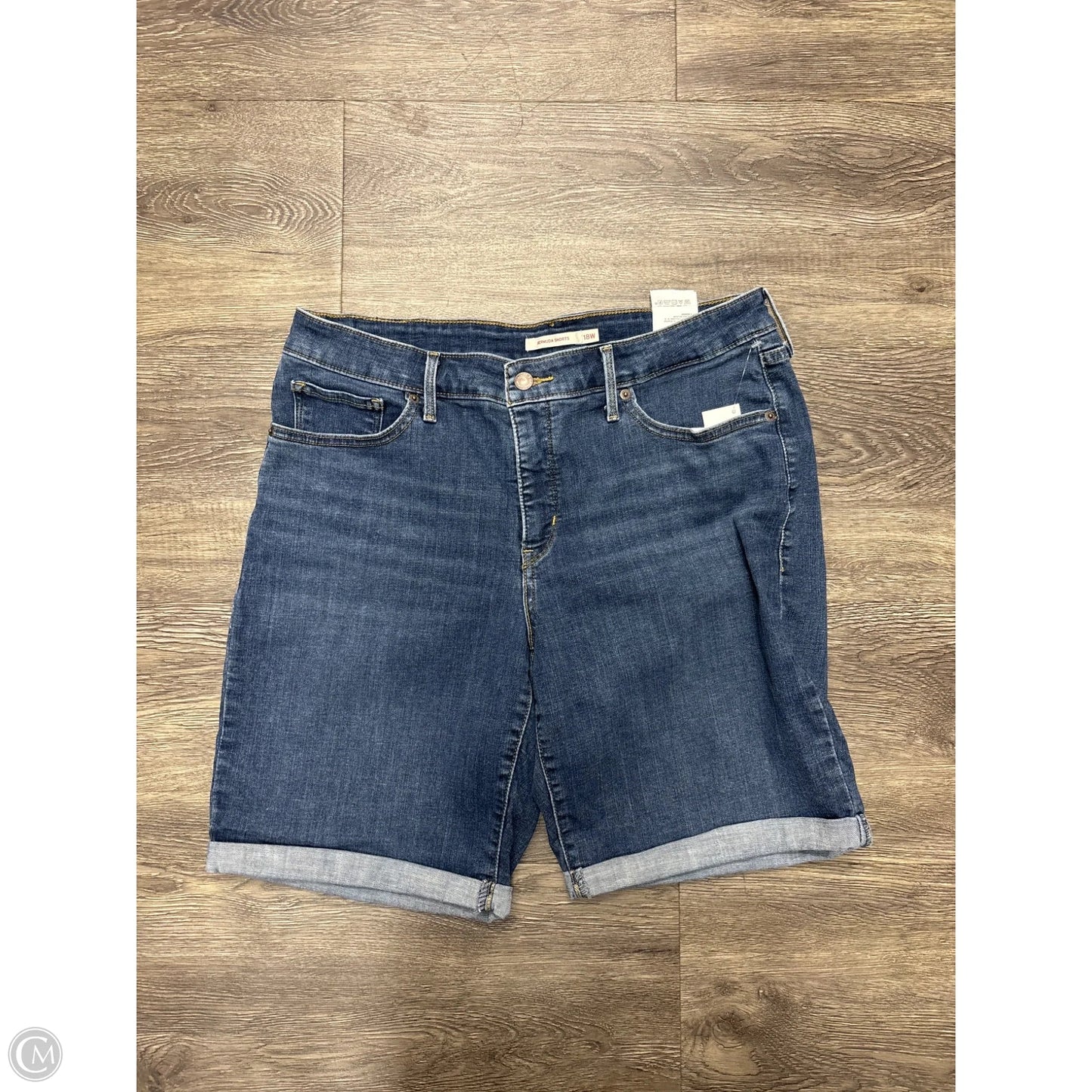 Shorts By Levis In Blue Denim, Size: 18