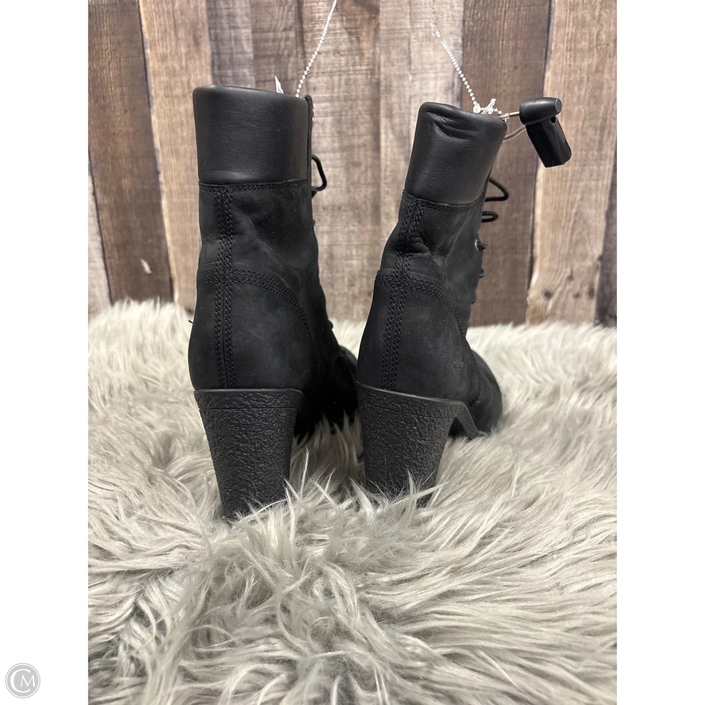 Boots Ankle Heels By Timberland In Black, Size: 9.5