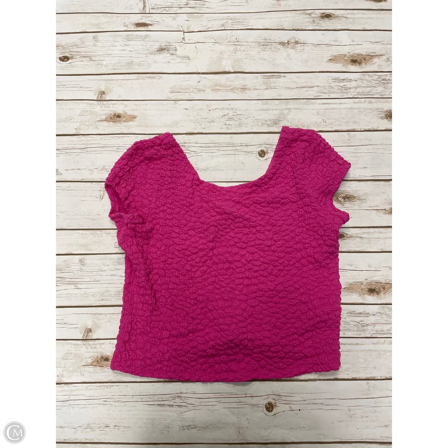 Top Short Sleeve By Maeve In Pink, Size: Xl