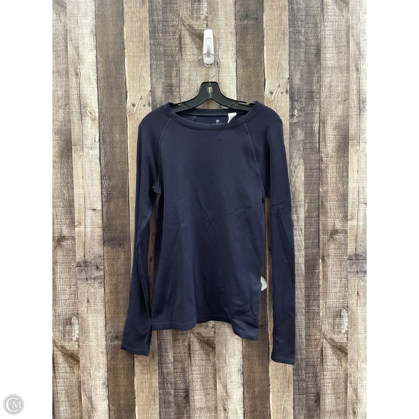 Top Long Sleeve By Talbots In Navy, Size: M