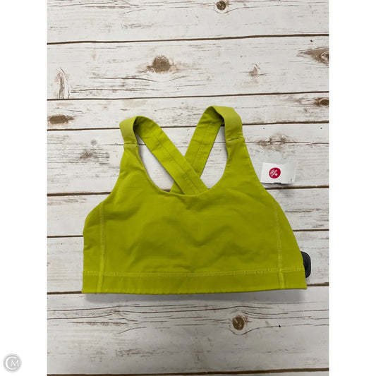 Athletic Bra By Lululemon In Green, Size: 8