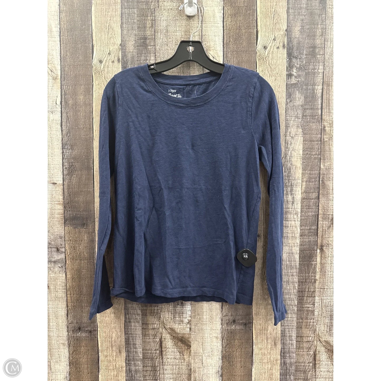 Top Long Sleeve By J. Crew In Navy, Size: S