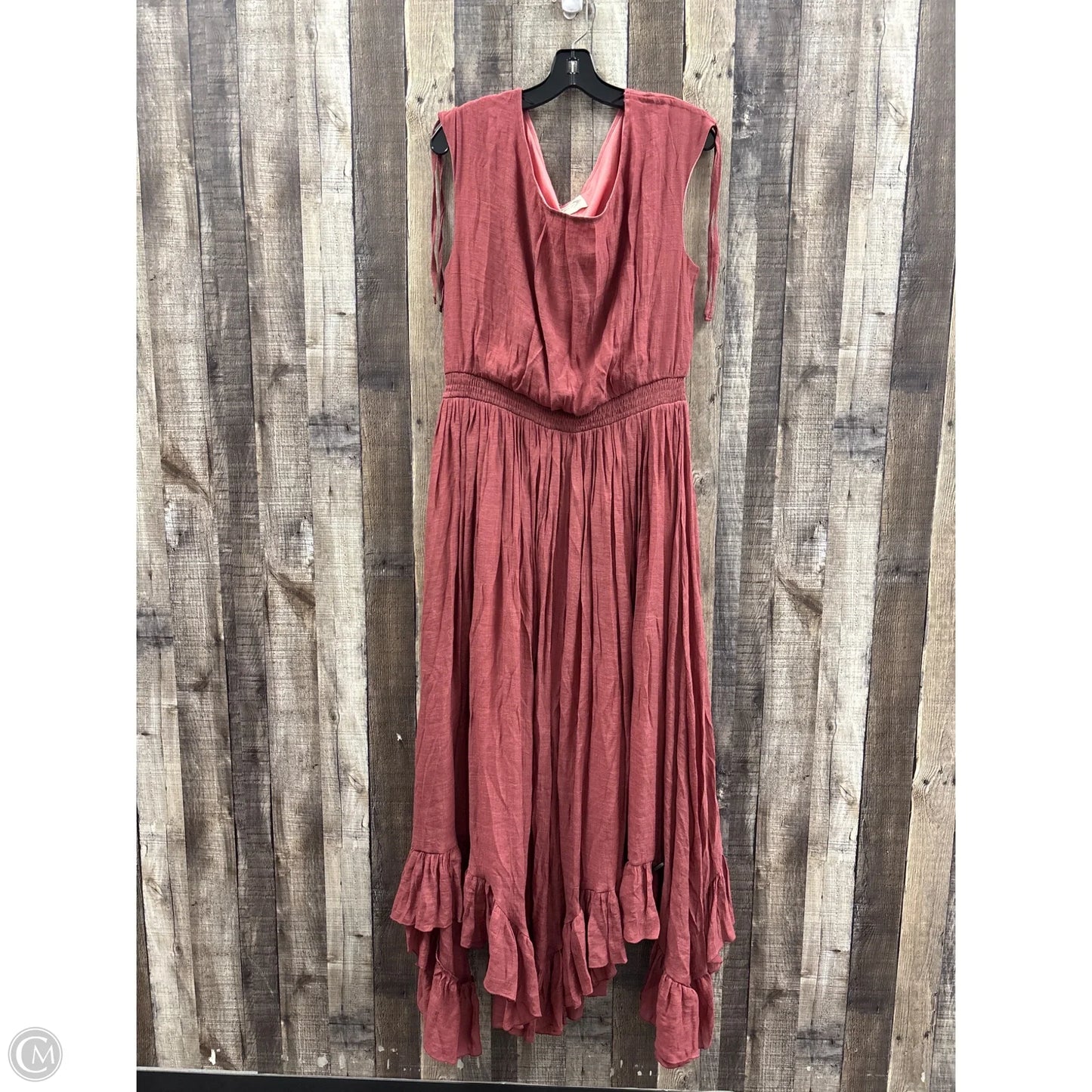 Dress Casual Maxi By Cme In Maroon, Size: Xl
