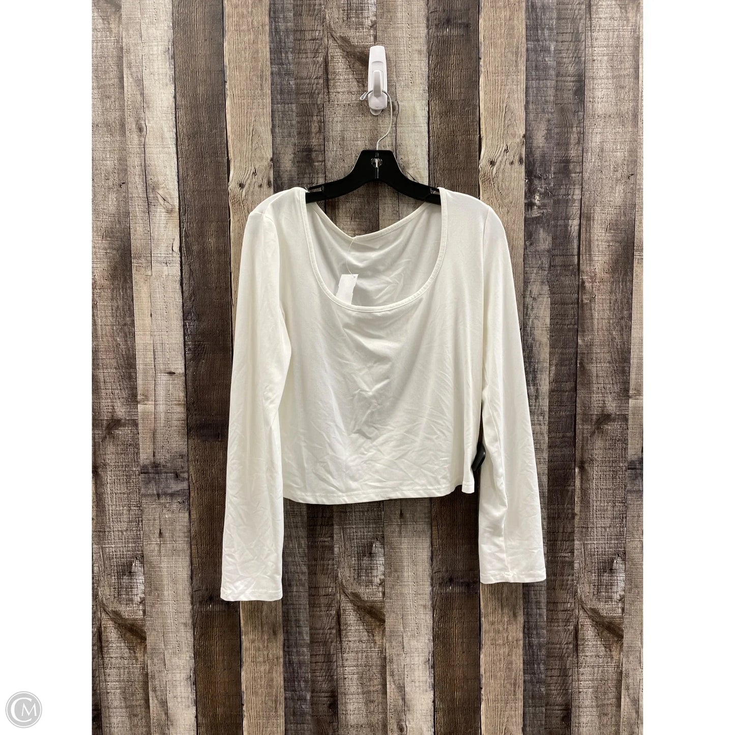 Top Long Sleeve By Cmf In Ivory, Size: Xl