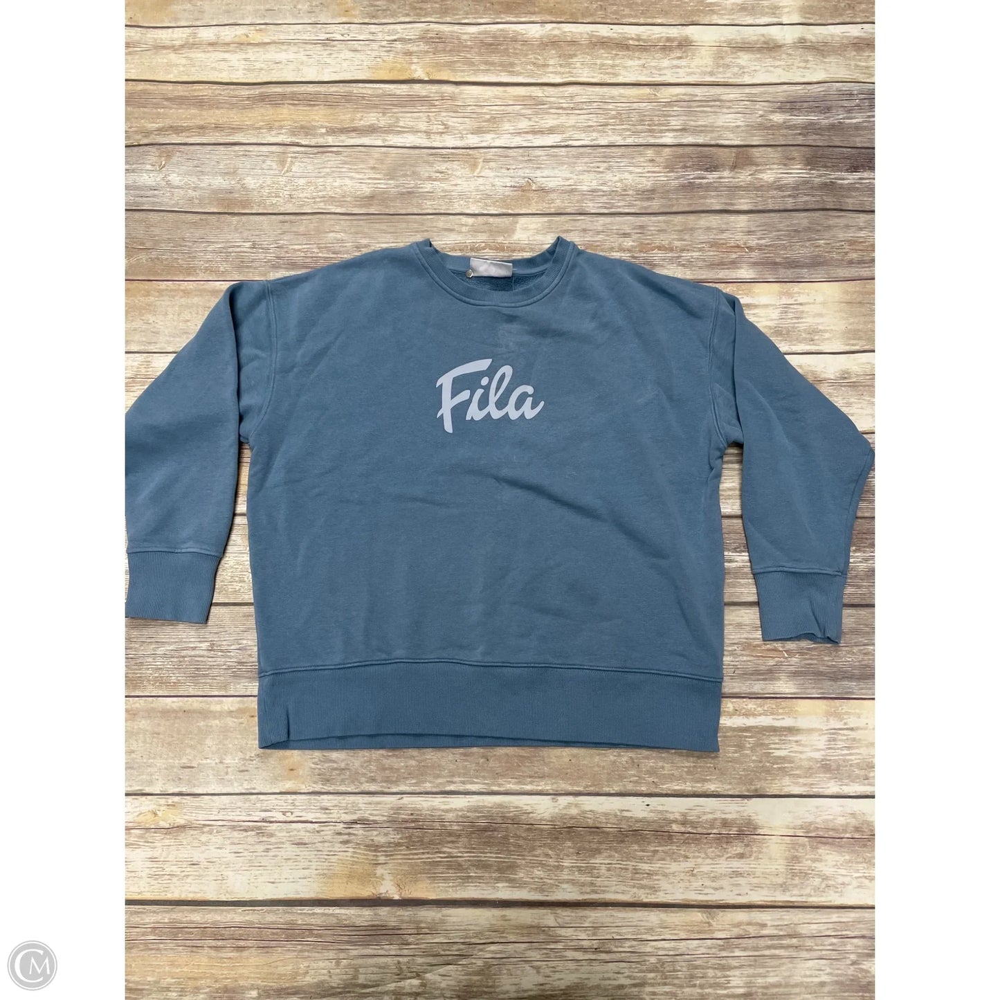 Sweatshirt Crewneck By Fila In Blue, Size: Xxl