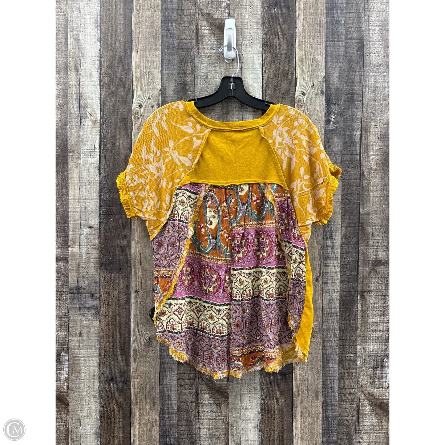 Top Short Sleeve By Umgee In Multi-colored, Size: M