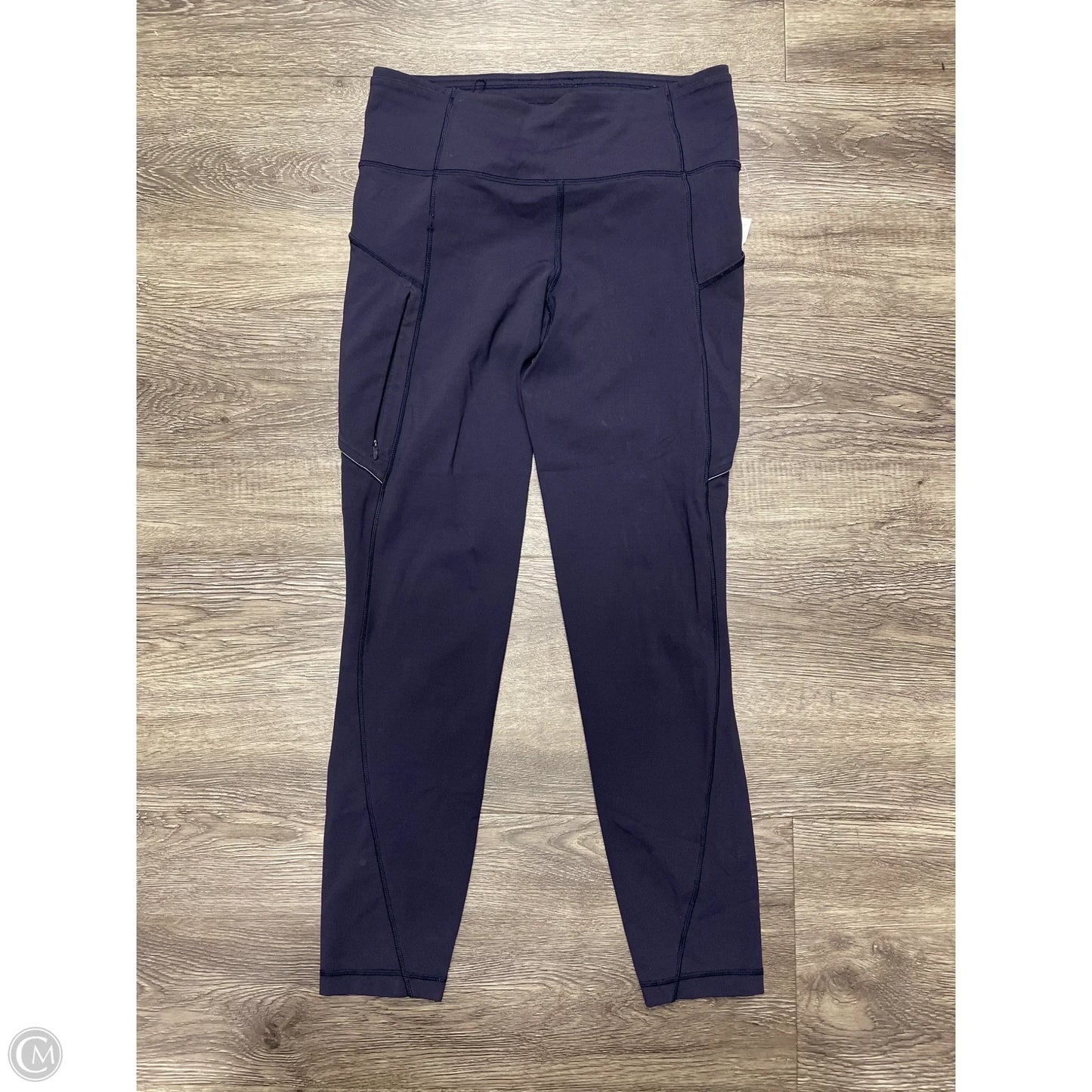 Athletic Leggings By Lululemon In Navy, Size: 6