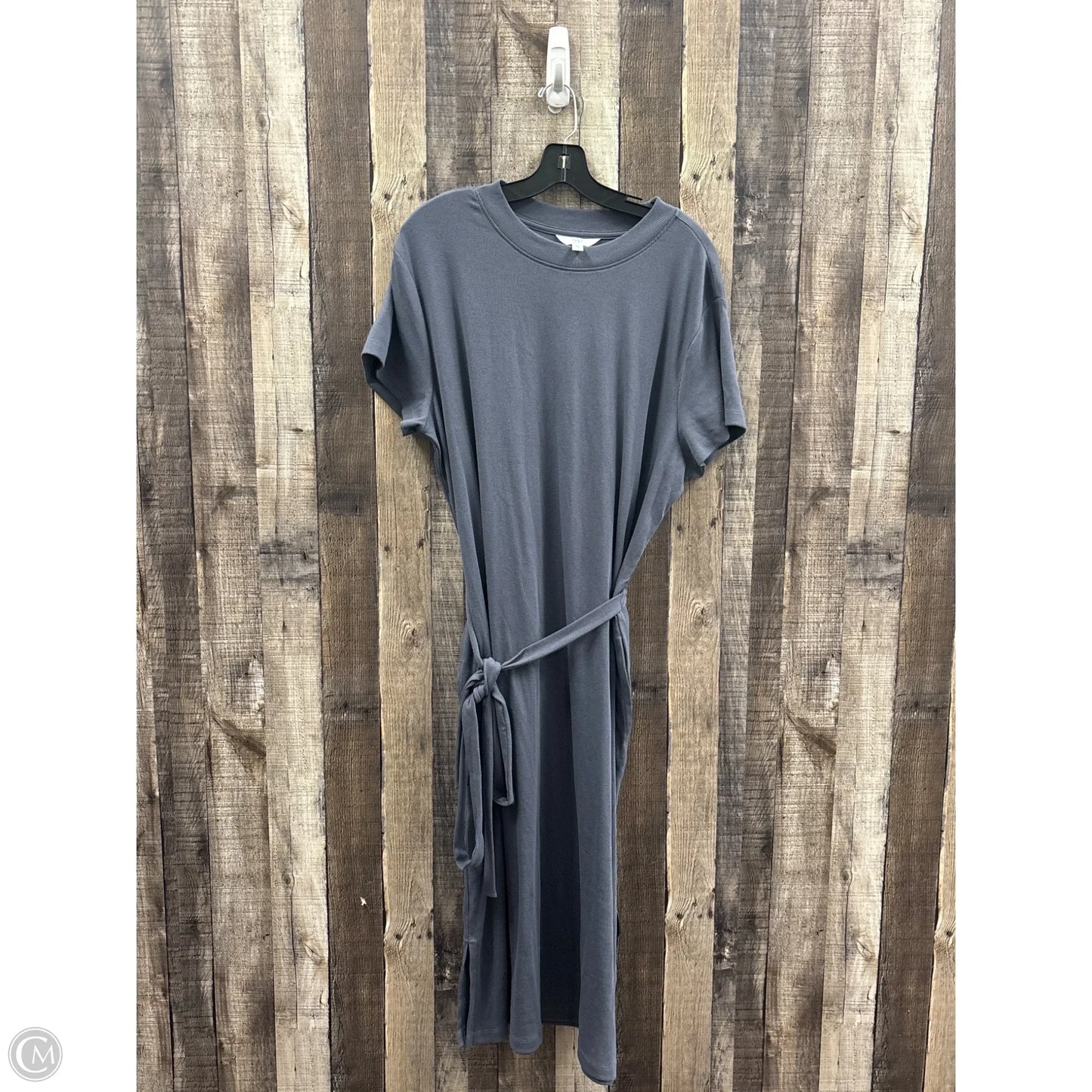 Dress Casual Maxi By Time And Tru In Grey, Size: Xxl