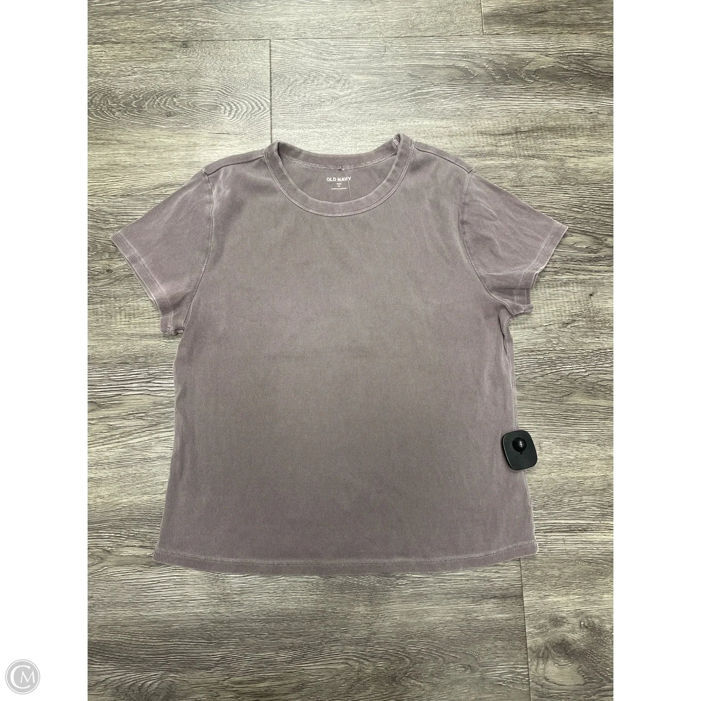 Top Short Sleeve Basic By Old Navy In Taupe, Size: Xl