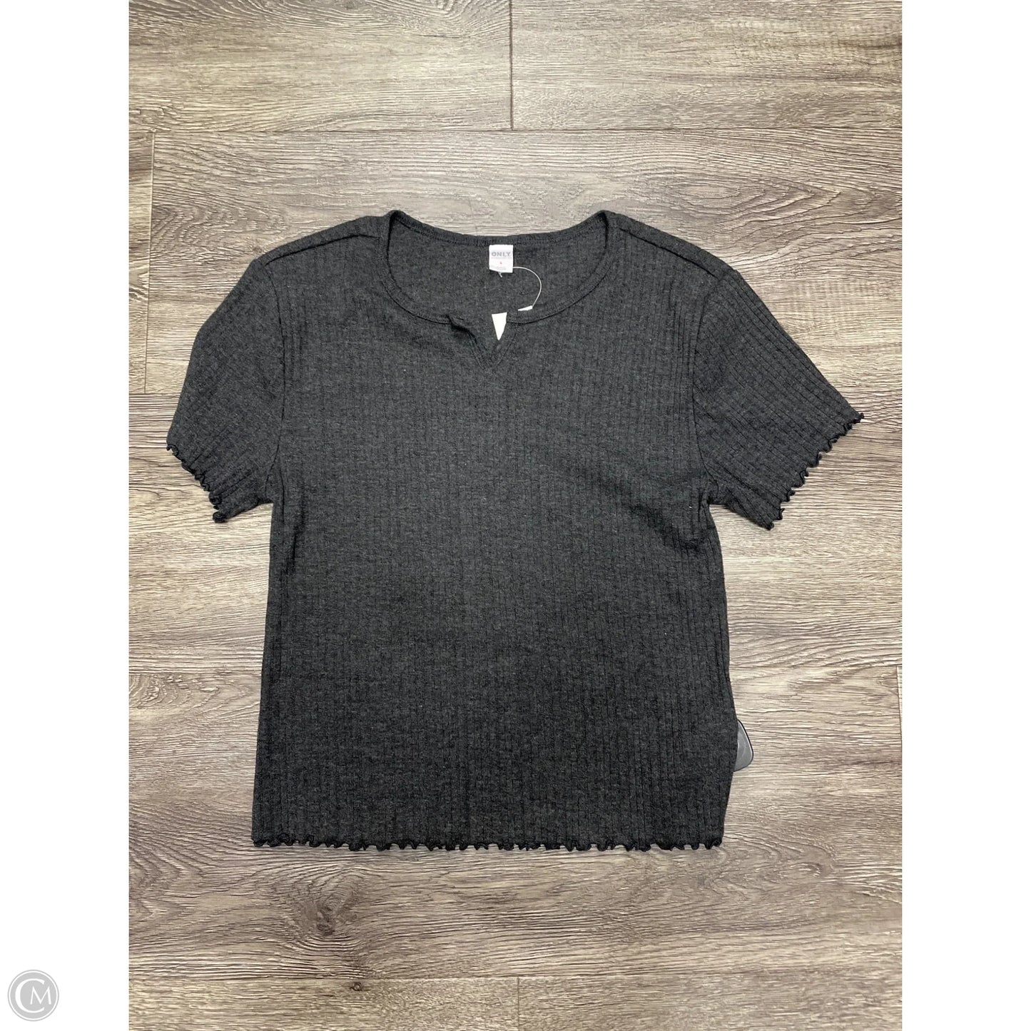 Top Short Sleeve Basic By Old Navy In Grey, Size: L