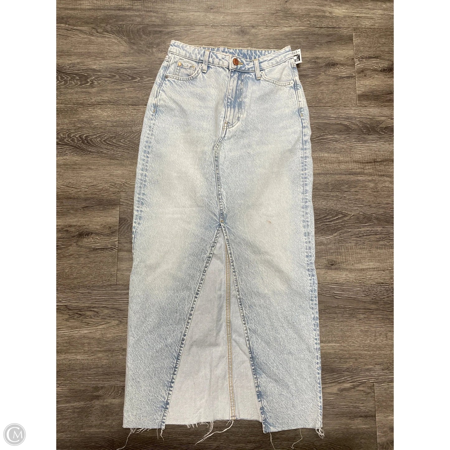 Skirt Maxi By Cme In Blue Denim, Size: Xs