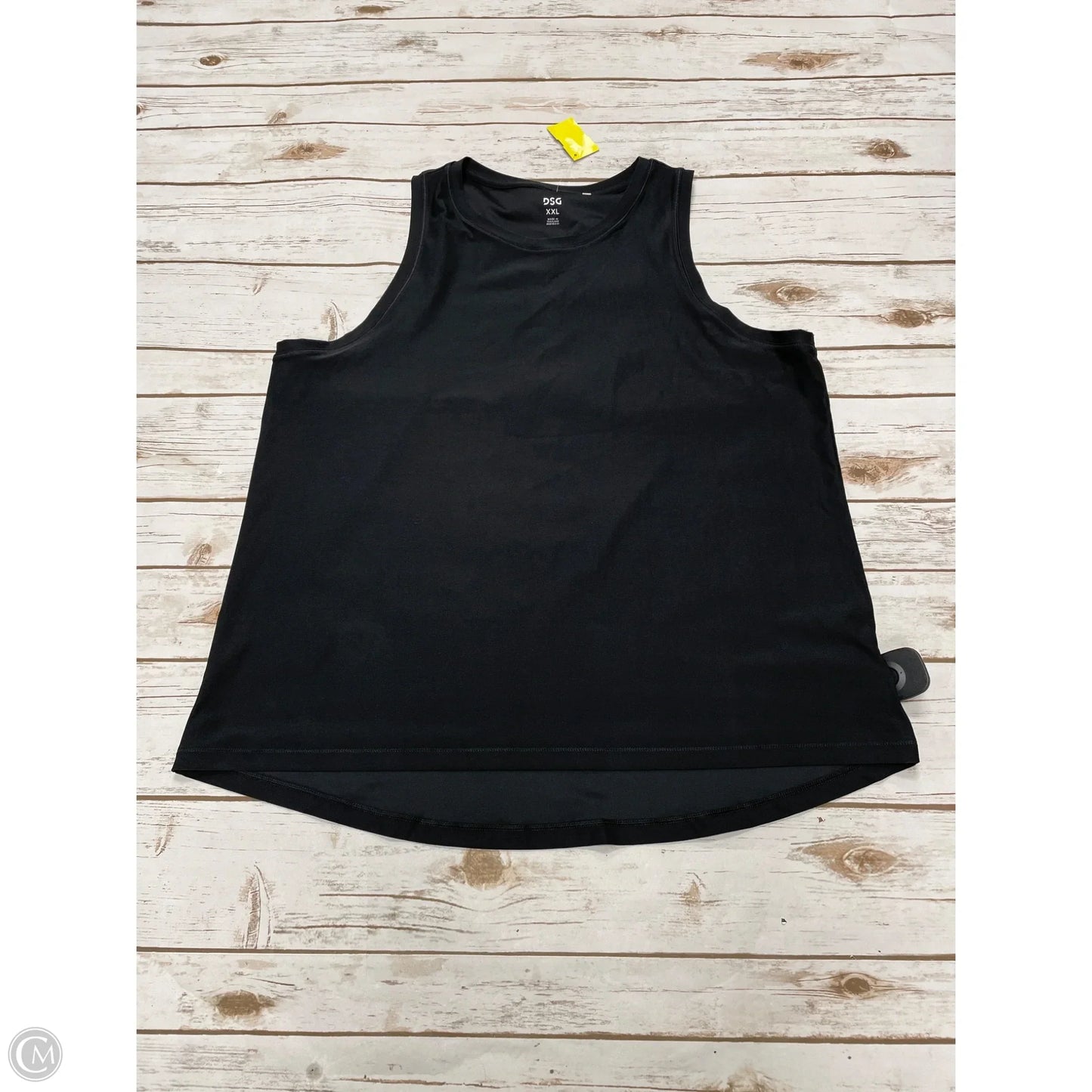 Athletic Tank Top By Dsg Outerwear In Black, Size: Xxl
